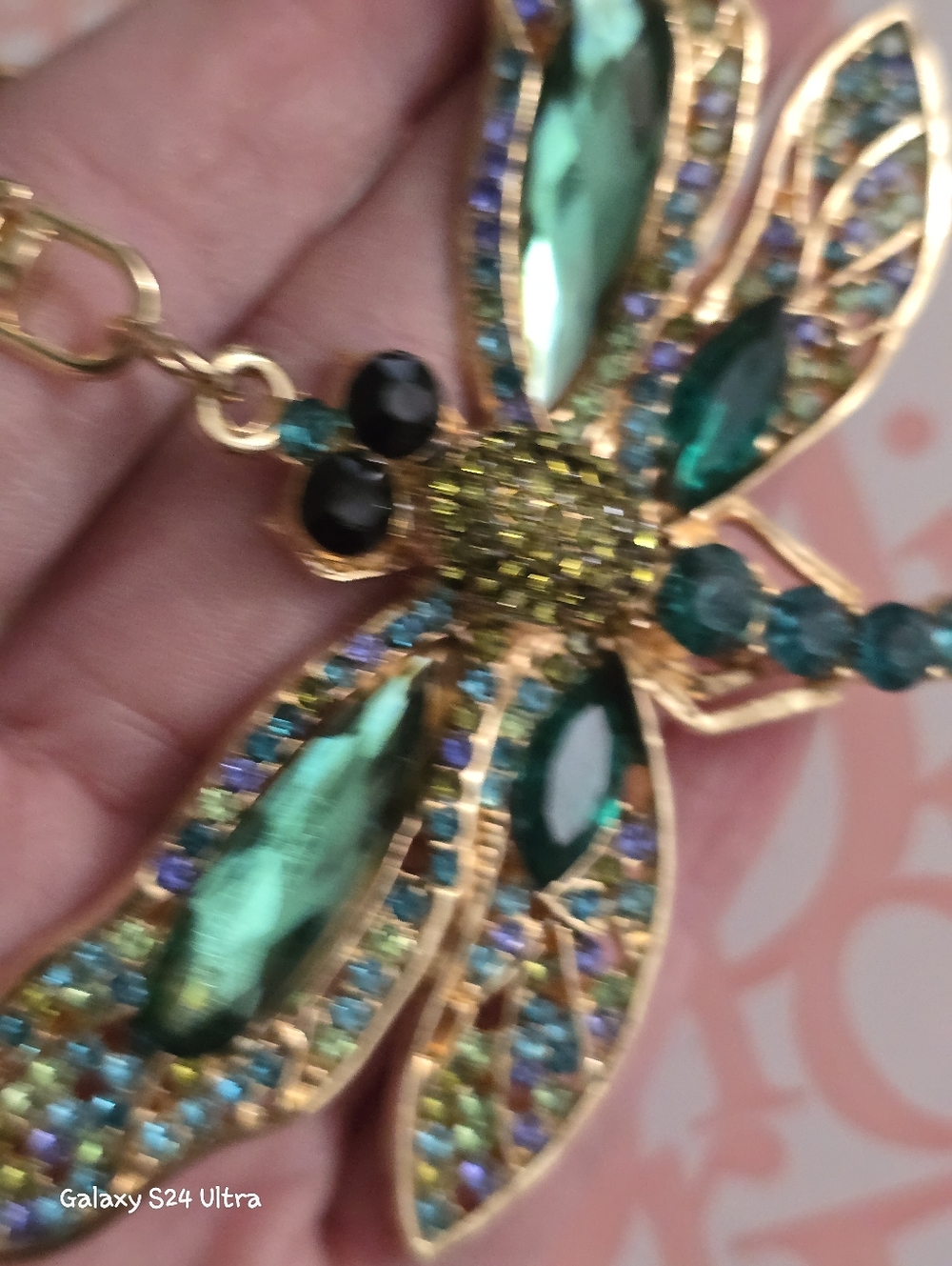 Large Beautiful Dragonfly Bag Charm/ Keychain NEW - Picture 12 of 14